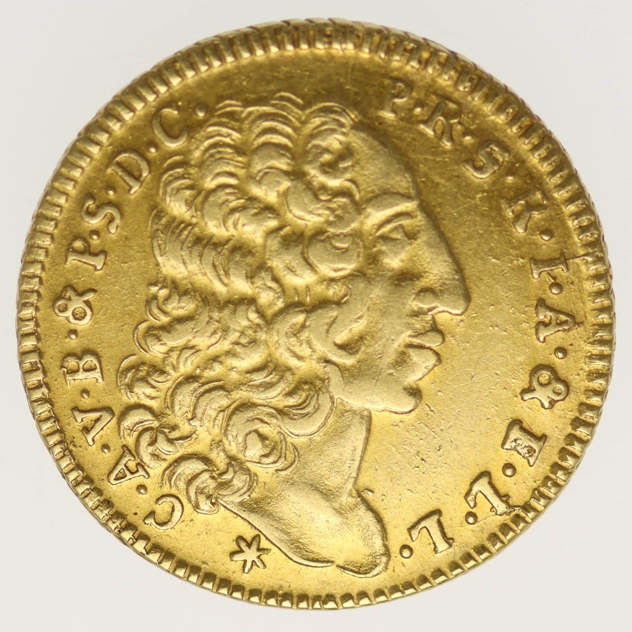 Bayern Karl Albrecht 1/2 Karolin 1730 altdeutschland - Bayern Karl Albrecht 1/2 Karolin 1730