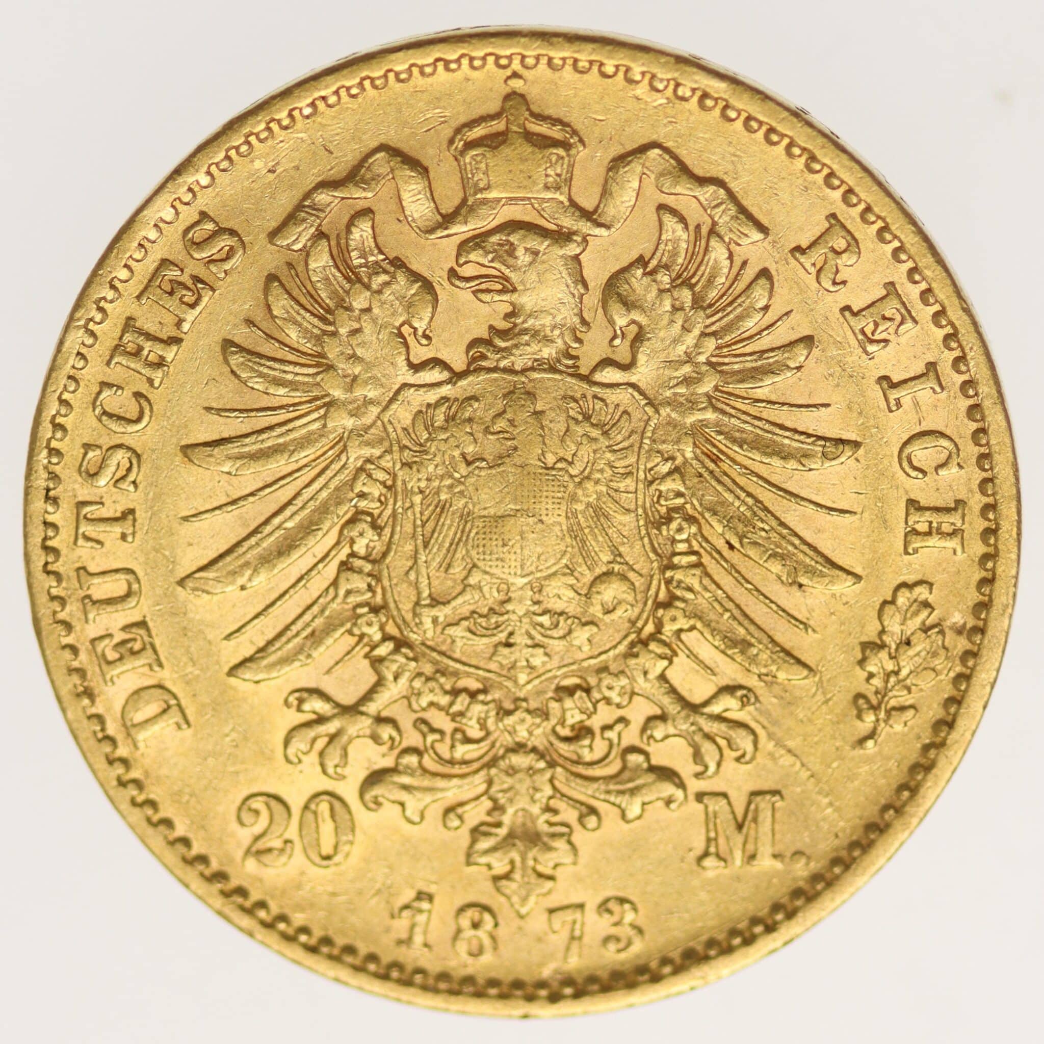 deutsches-kaiserreich-ab-1871 - Bayern Ludwig II. 20 Mark 1873