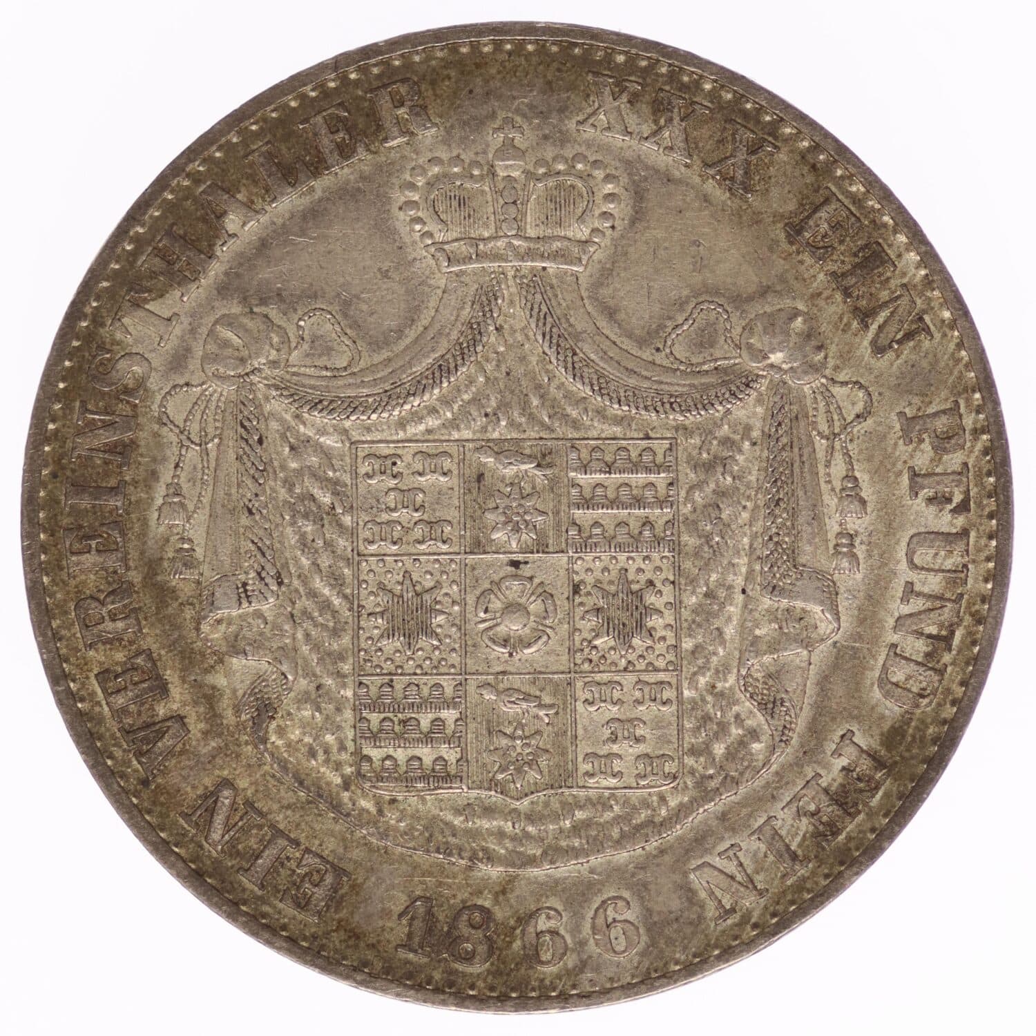 proaurum-lippe_detmold_vereinstaler_1866_13325_1 proaurum-lippe_detmold_vereinstaler_1866_13325_1