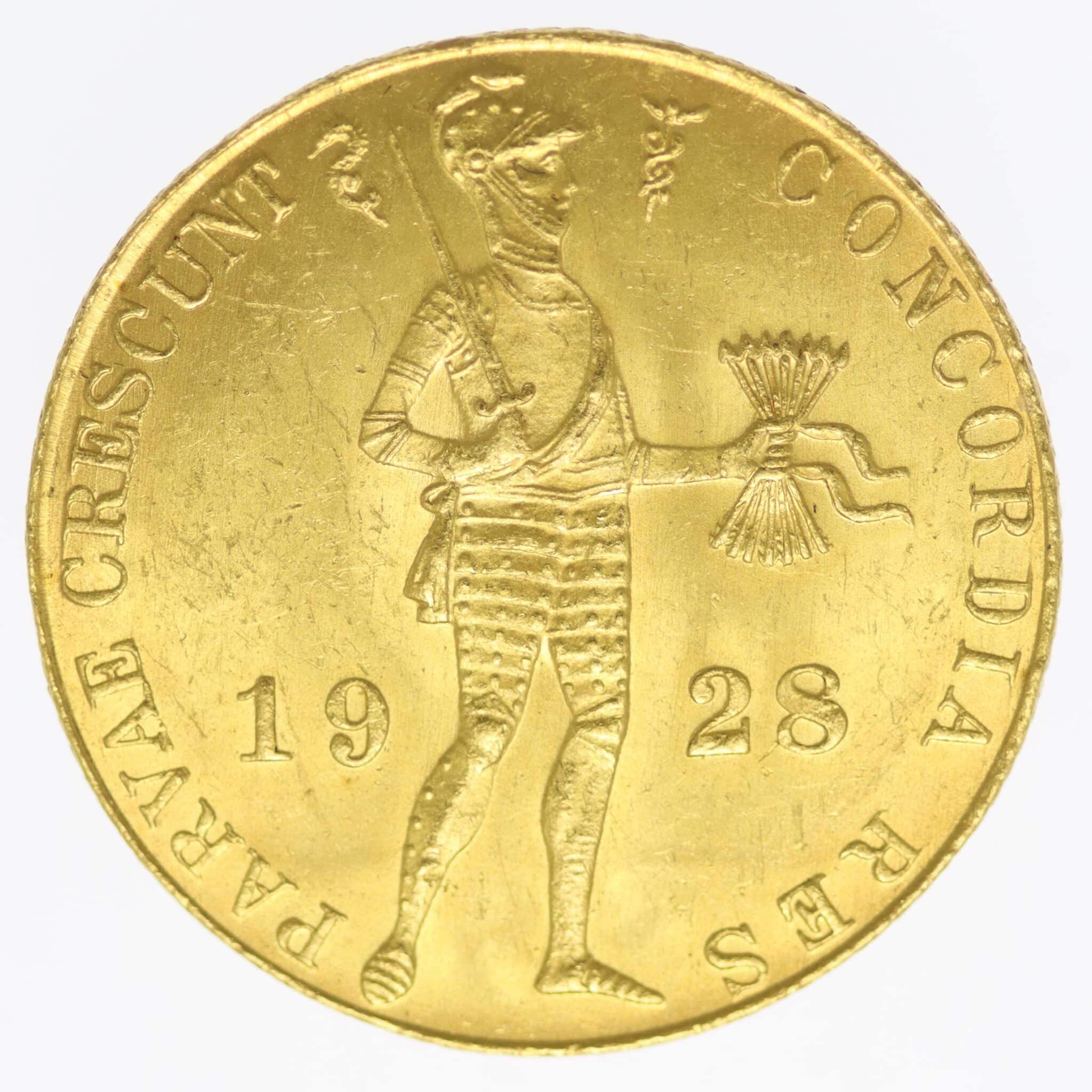 Niederlande Wilhelmina Dukat 1928 niederlande - Niederlande Wilhelmina Dukat 1928