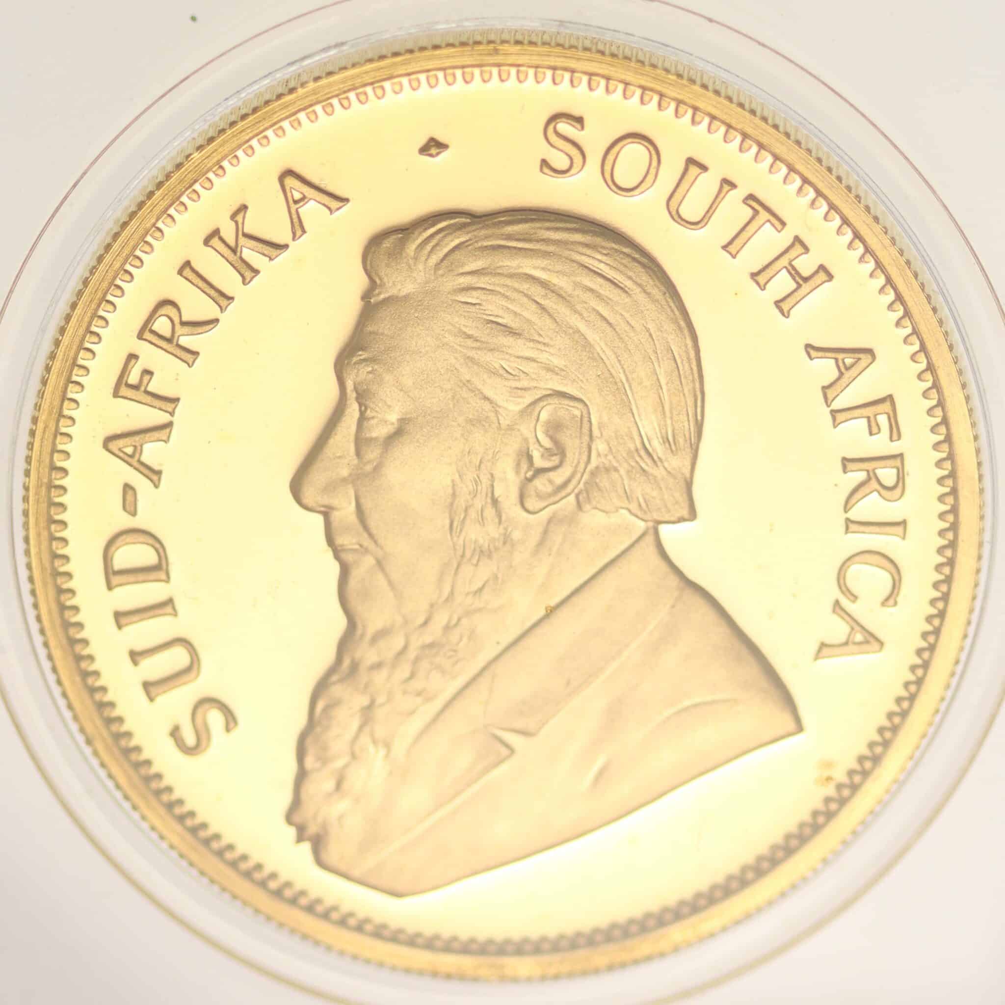 Südafrika Krügerrand 1 Unze 1980 proof suedafrika - Südafrika Krügerrand 1 Unze 1980 proof