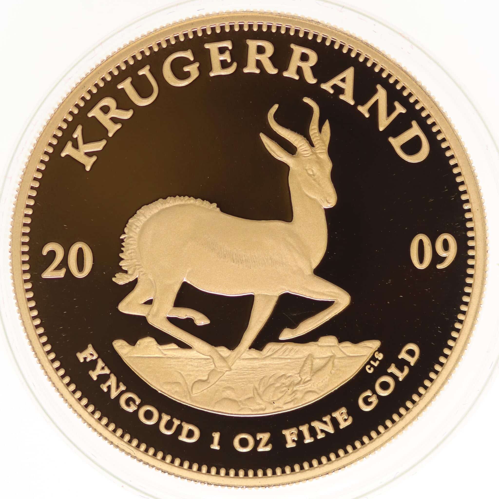 Südafrika Krügerrand 1 Unze 2009 proof suedafrika - Südafrika Krügerrand 1 Unze 2009 proof