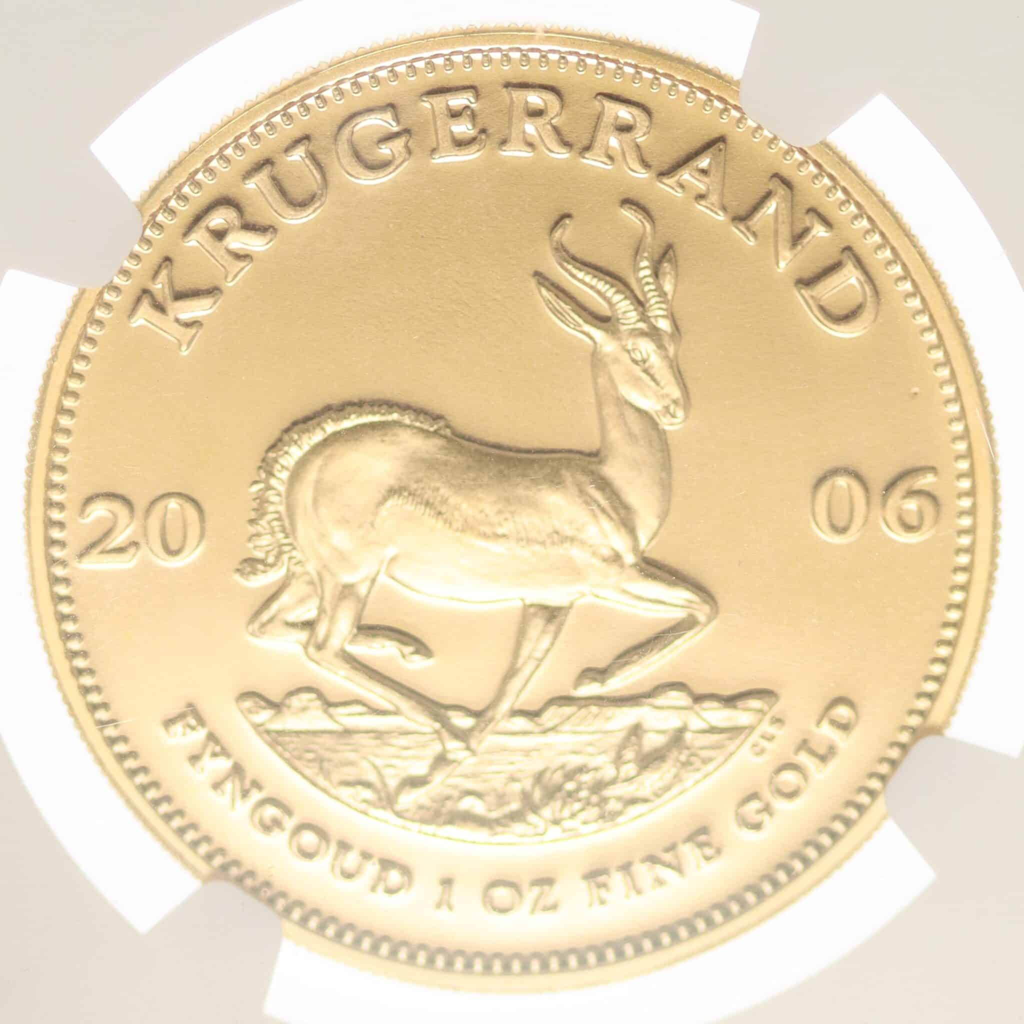 Südafrika Krügerrand 1 Unze 2006 Otto Schultz suedafrika - Südafrika Krügerrand 1 Unze 2006 Otto Schultz