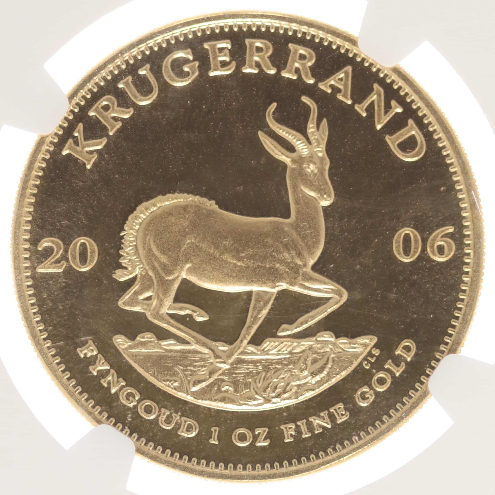 Südafrika Krügerrand 1 Unze 2006 Otto Schultz suedafrika - Südafrika Krügerrand 1 Unze 2006 Otto Schultz