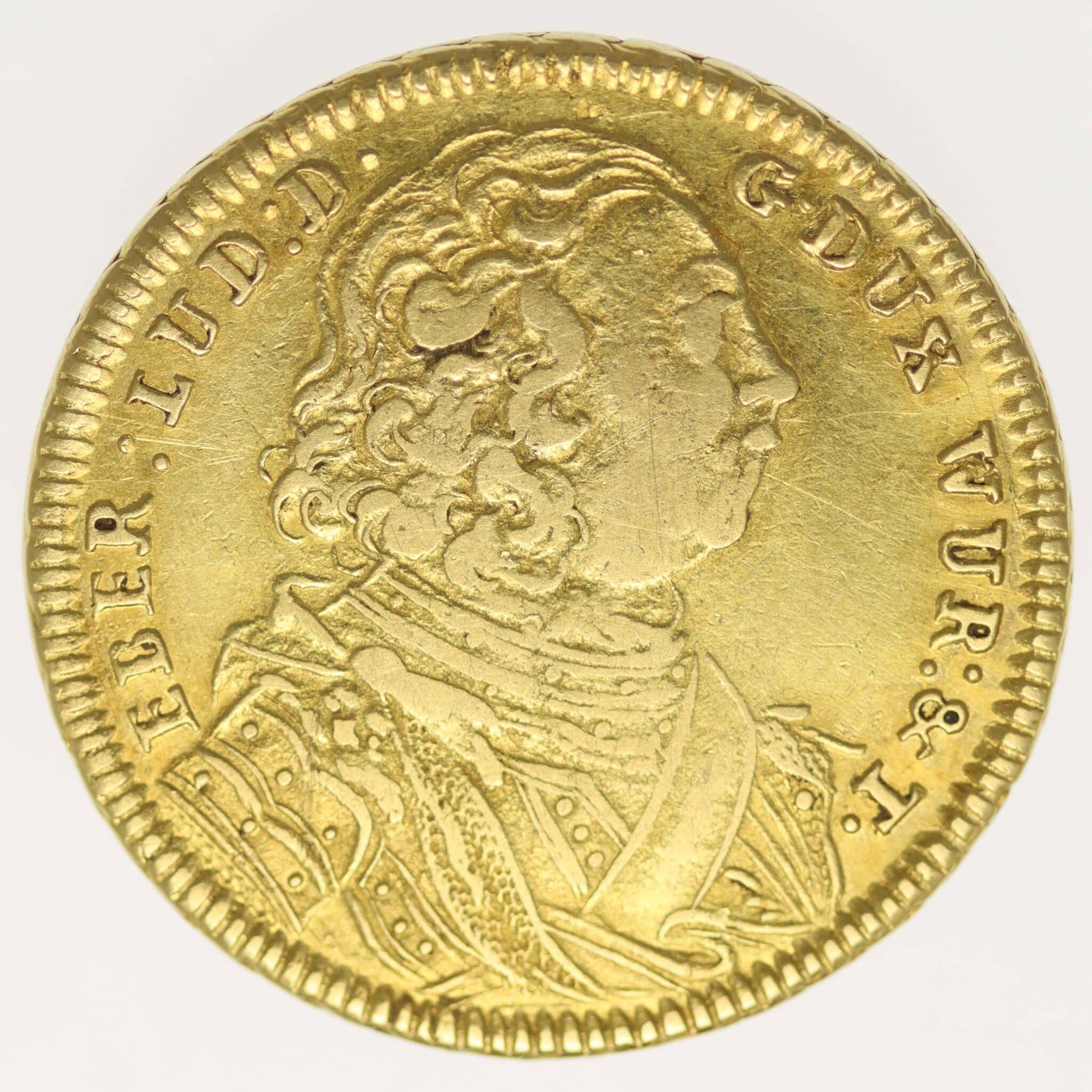 Württemberg Eberhard Ludwig Karolin 1733 altdeutschland - Württemberg Eberhard Ludwig Karolin 1733