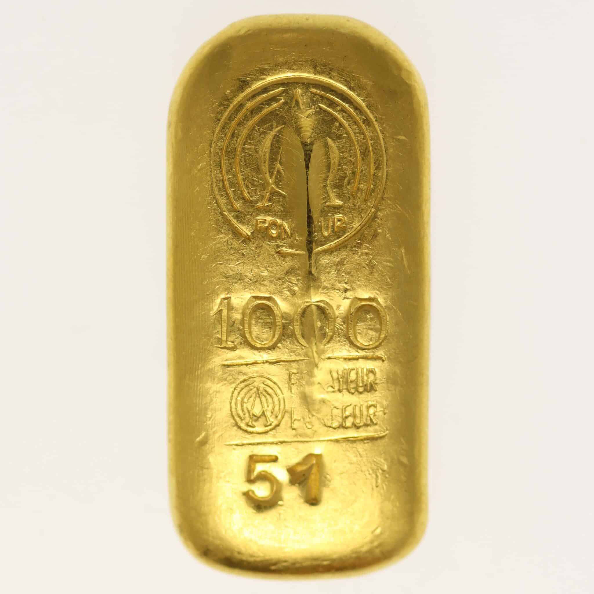 Themenspecial: Historische Goldbarren - Themenspecial: Historische Goldbarren