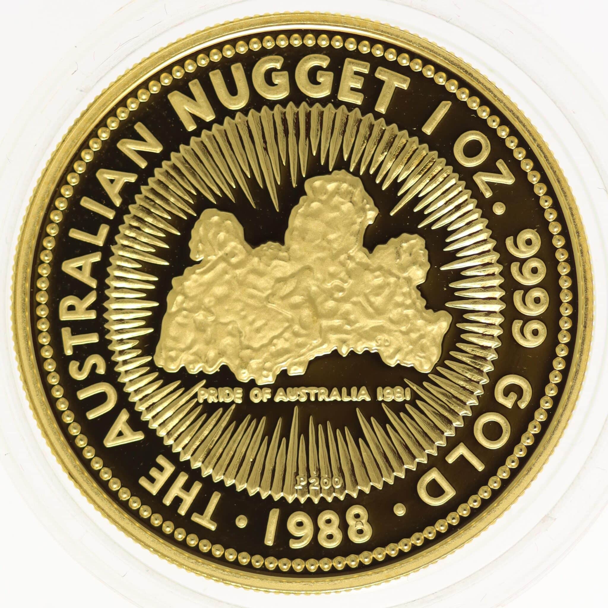 Australien 100 Dollars 1988 Australian Nugget australien - Australien 100 Dollars 1988 Australian Nugget