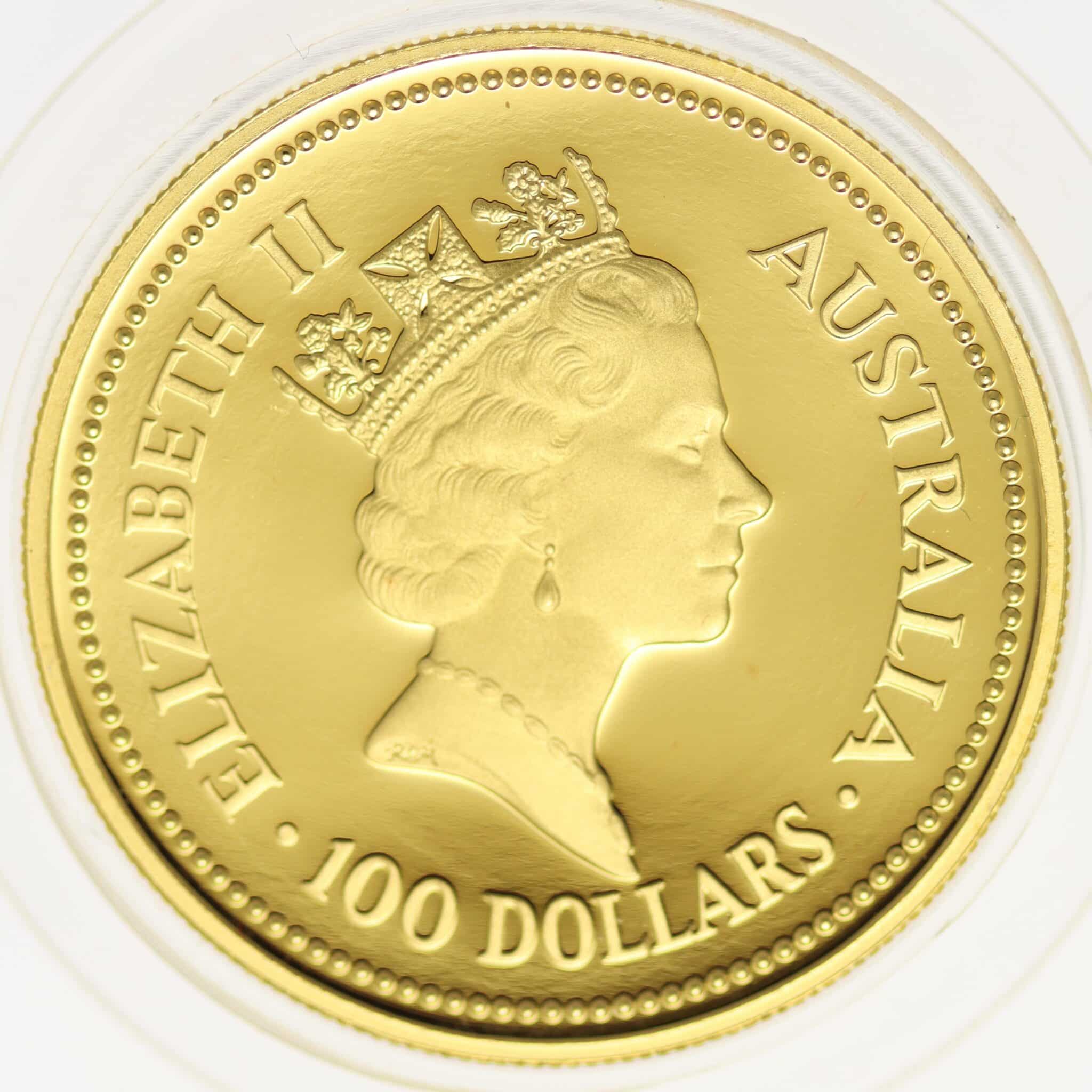 Australien 100 Dollars 1988 Australian Nugget australien - Australien 100 Dollars 1988 Australian Nugget