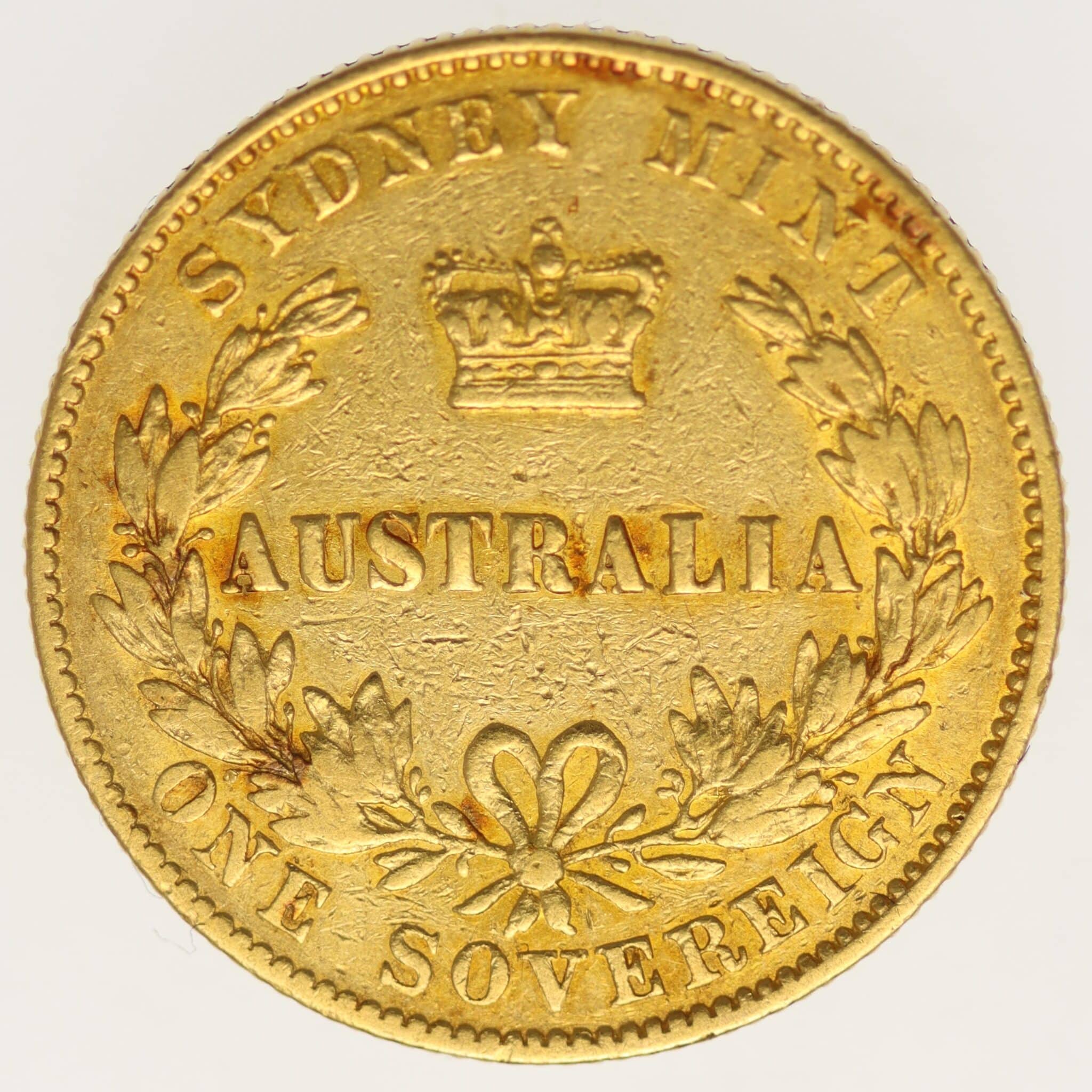australien - Australien Victoria Sovereign 1870