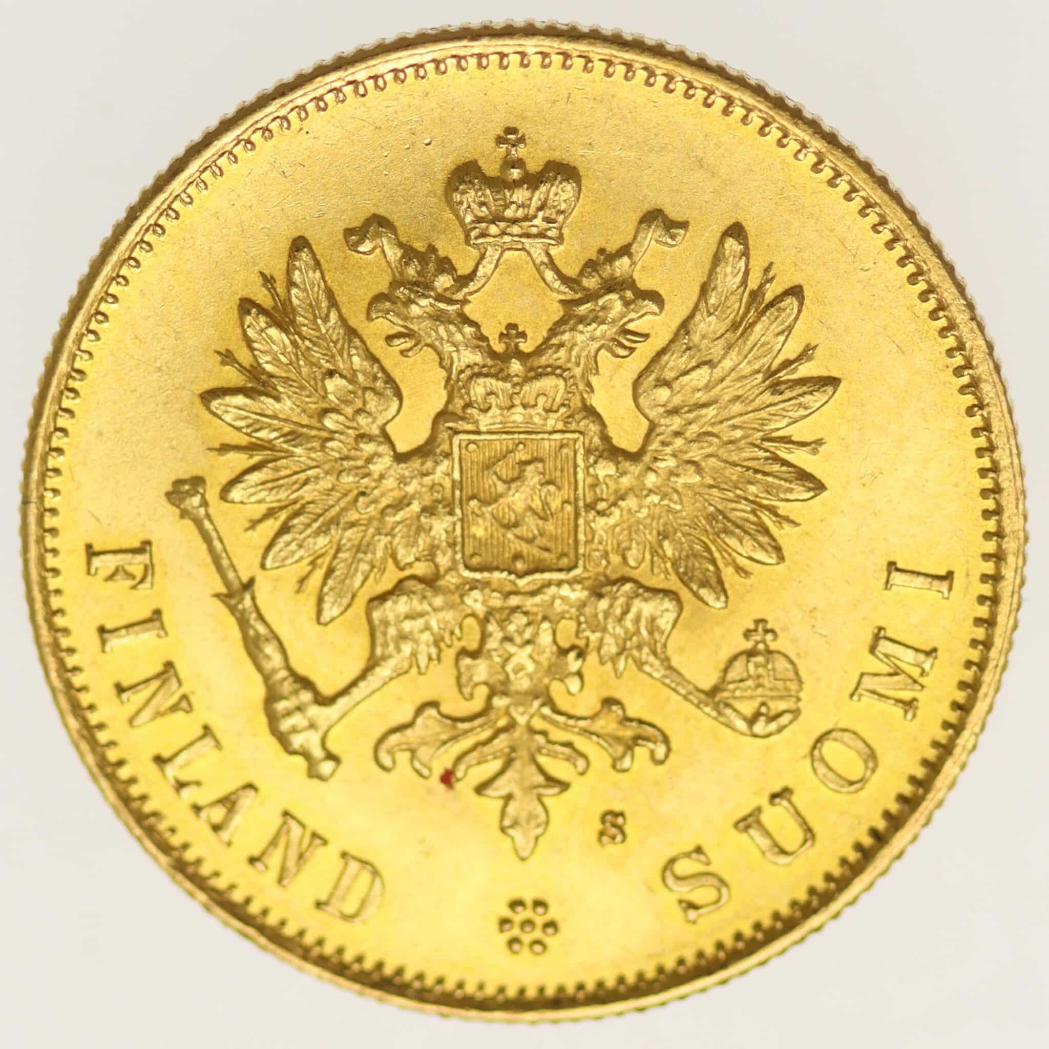 finnland - Finnland Alexander III. 10 Markkaa 1882