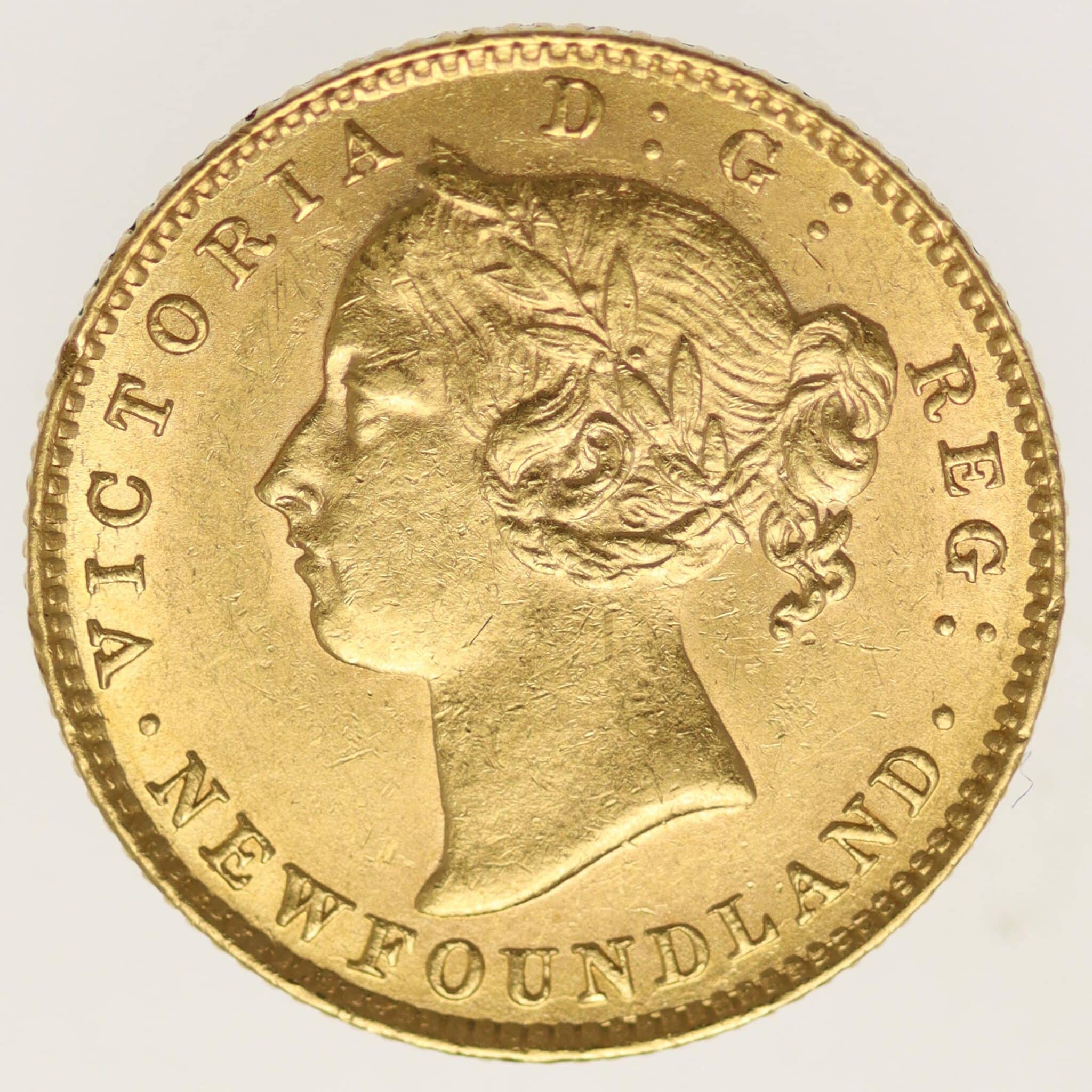 Kanada Neufundland Victoria 2 Dollars 1888 neufundland, kanada - Kanada Neufundland Victoria 2 Dollars 1888