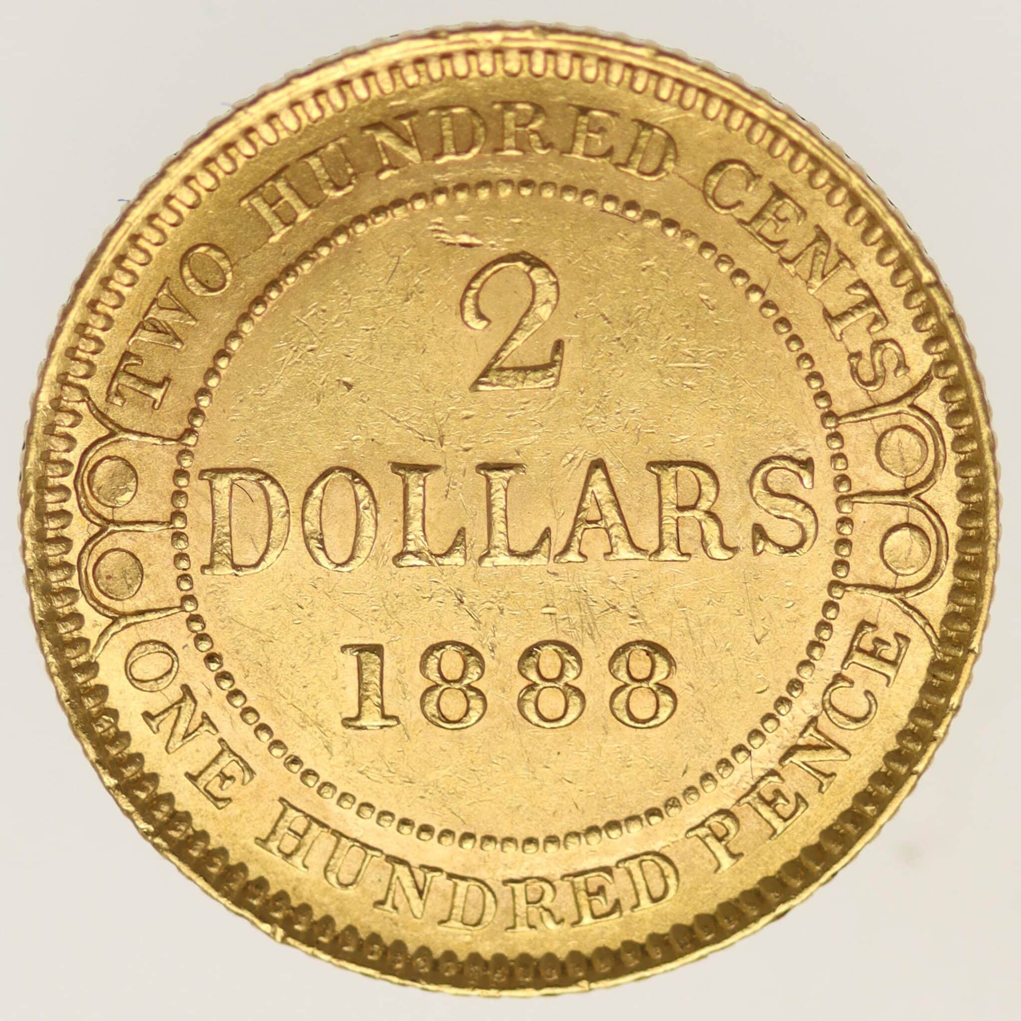 neufundland, kanada - Kanada Neufundland Victoria 2 Dollars 1888