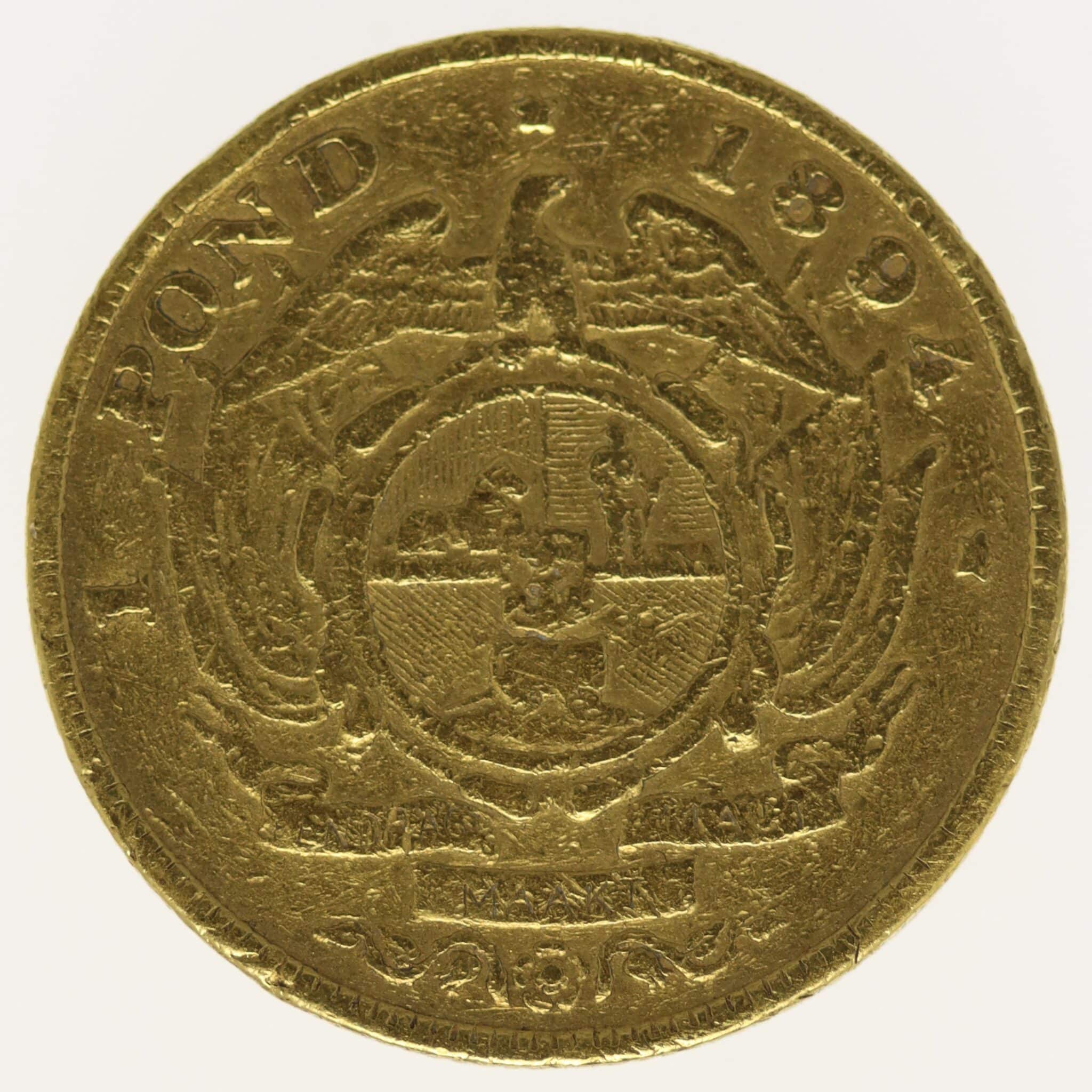 Südafrika 1 Pond 1894 suedafrika - Südafrika 1 Pond 1894