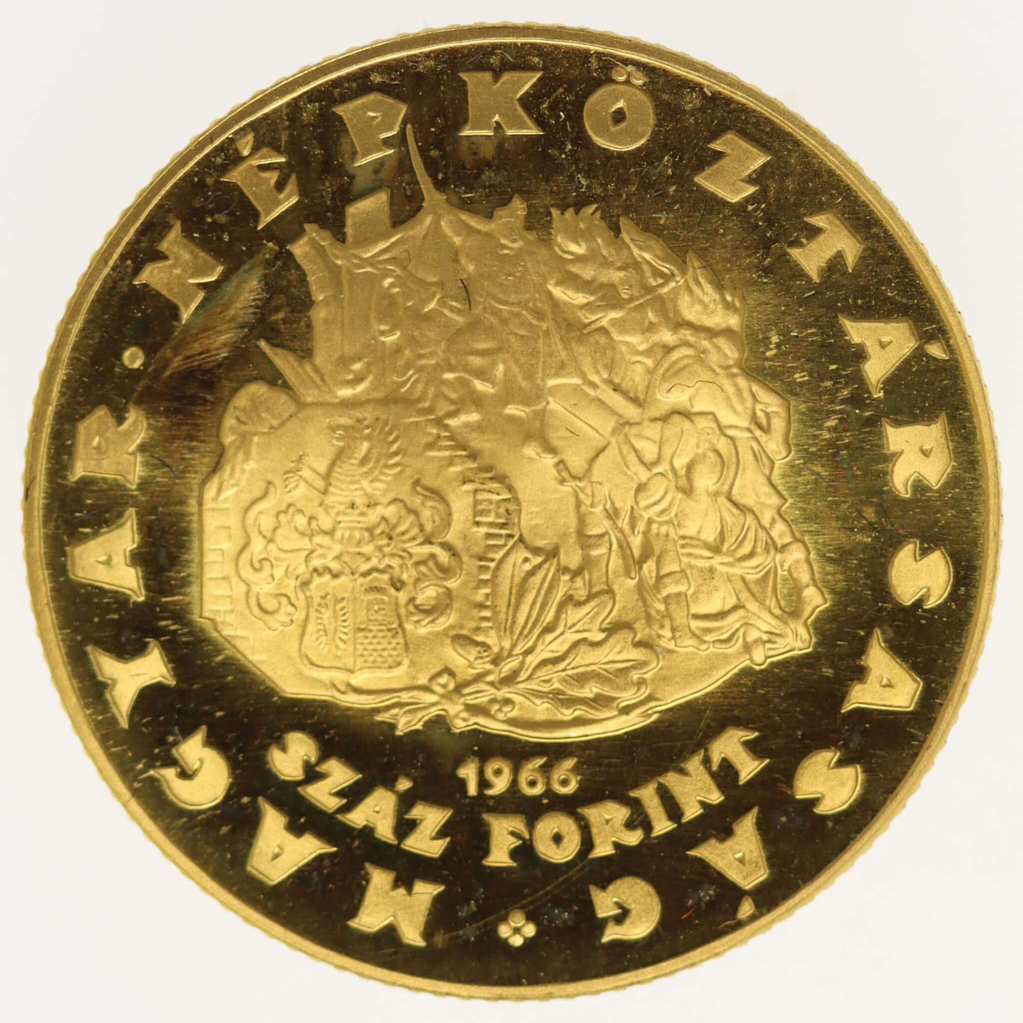 Ungarn 100 Forint 1966 ungarn - Ungarn 100 Forint 1966